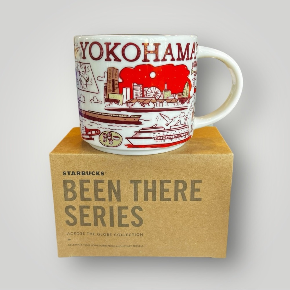 YOKOHAMA JAPAN Starbucks Been There 14oz Collectible Travel Souvenir Mug New